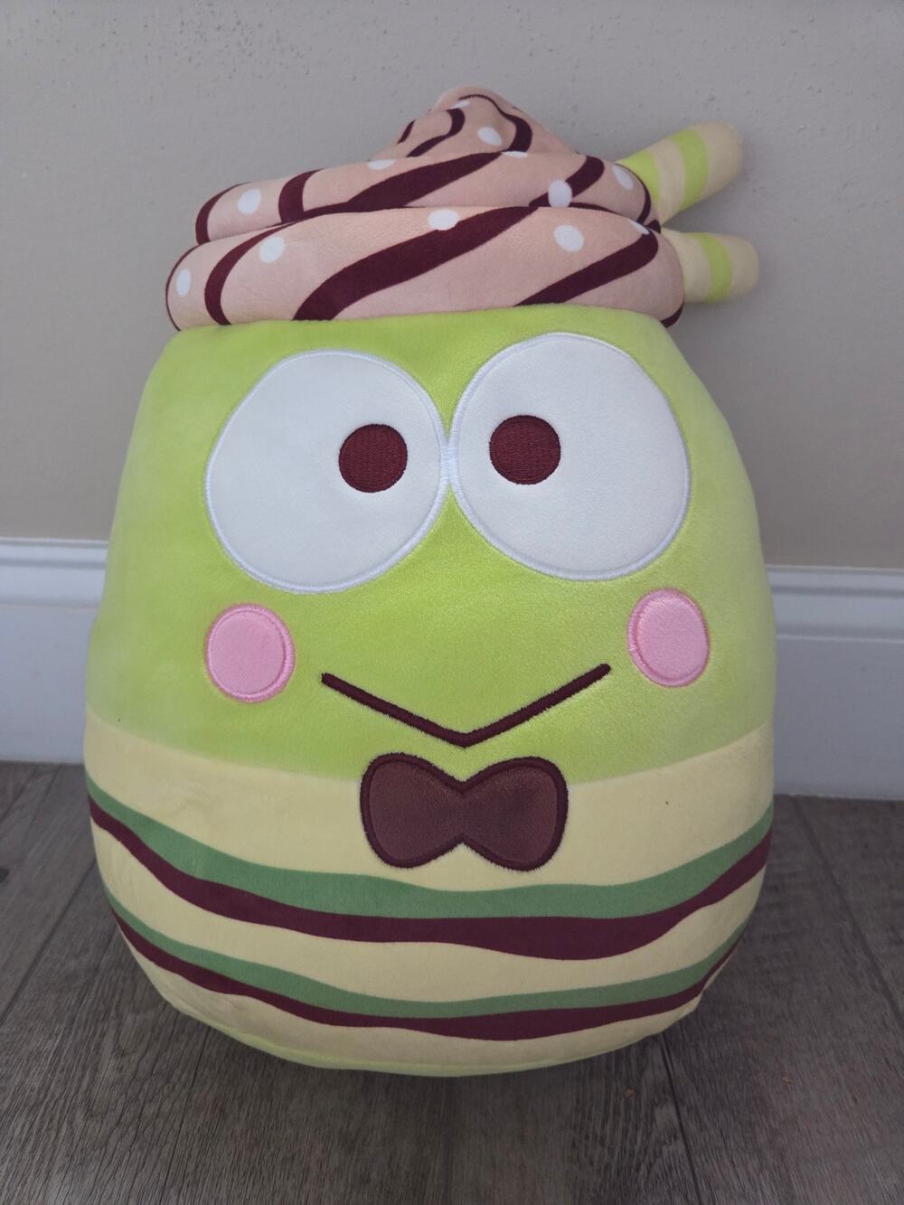 Squishmallows Sanrio Keroppi Dessert Plush Toy Soft Stuffed Animal 2023